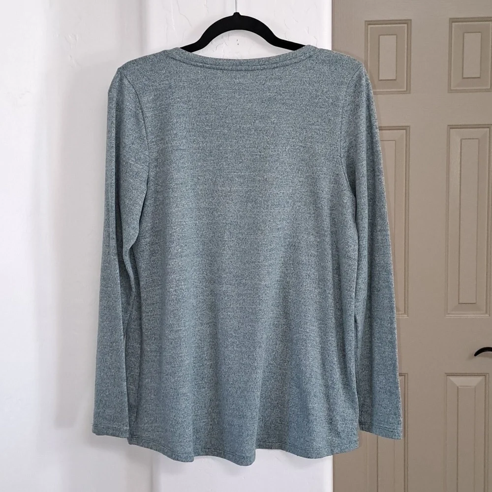 American Eagle Outfitters Soft & Sexy Plush Size Large Marbled  Sage Green - Picture 3 of 13